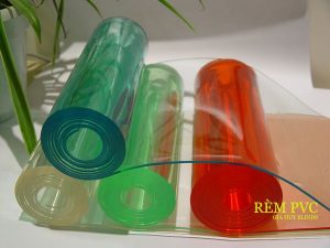 Một số màu sắc cơ bản của mẫu rèm nhựa PVC tiêu chuẩn